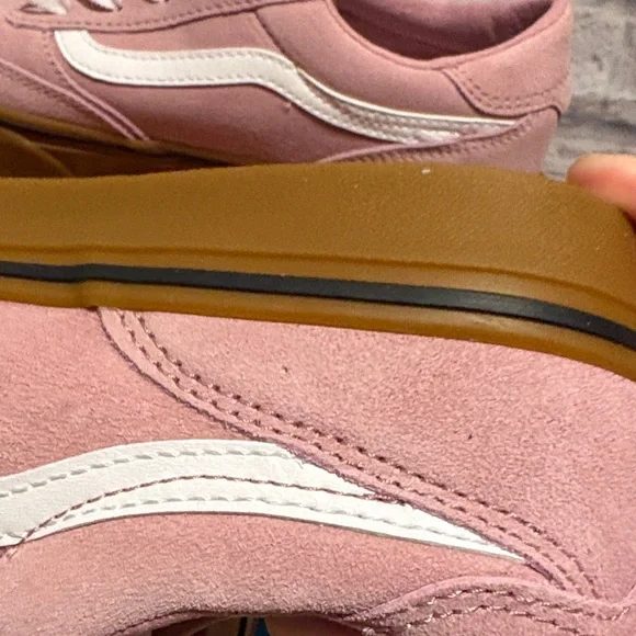 Vans Brooklyn Ls Suede Sneakers Girls Size 5 - Picture 10 of 10